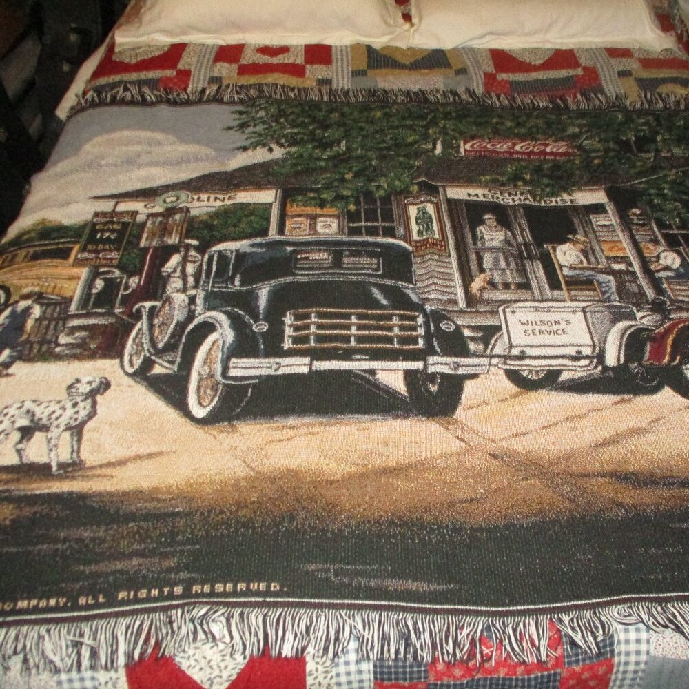 Coca Cola Blanket Throw  Tapestry